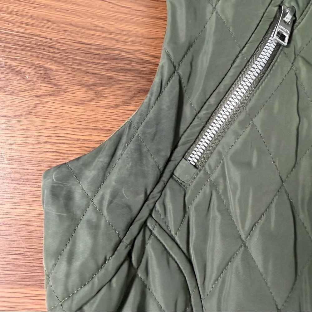 Athleta Women Teton Green Quilted Flurry Vest S RN 54023 Gorpcore Athleisure - Picture 10 of 12